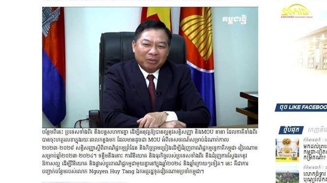 El embajador de Vietnam en Camboya, Nguyen Huy Tang. (Fotografía: VNA)