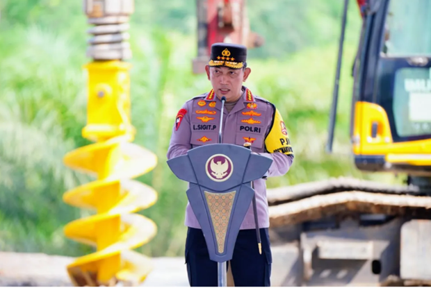 El jefe de la Policía Nacional, general Listyo Sigit Prabowo. (Fotografía: ANTARA)
