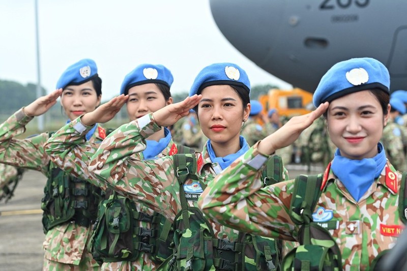 Honran contribuciones de cascos azules vietnamitas en Sudán del Sur. (Fotografía: VNA)