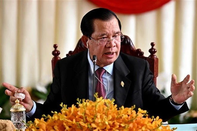 El expremier de Camboya, Hun Sen. (Fotografía: AFP/VNA)