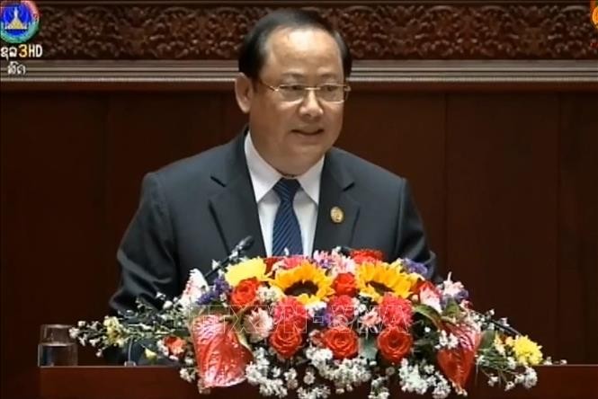 El primer ministro de Laos, Sonexay Siphandone. (Fotografía: VNA)