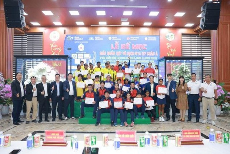 Vietnam gana boletos para las finales del Campeonato de Tenis ITF Asia U14. (Fotografía: toquoc.vn)