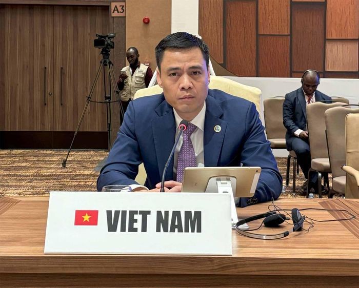 El embajador Dang Hoang Giang, jefe de la misión de Vietnam ante la ONU. (Fotografía: VNA)