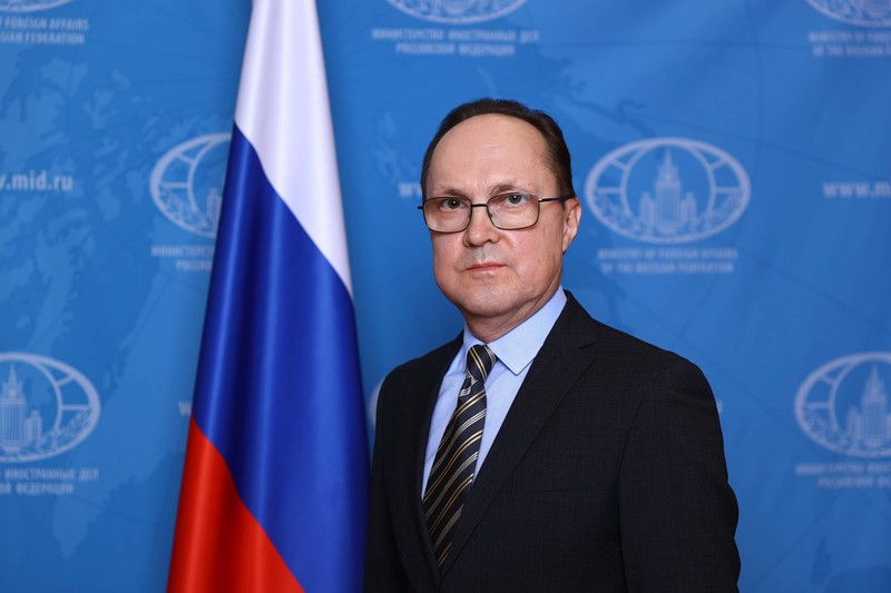 El embajador ruso en Vietnam, G. S. Bezdetko. (Fotografía: VNA)