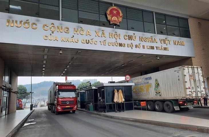 La puerta fronteriza internacional de Lao Cai.