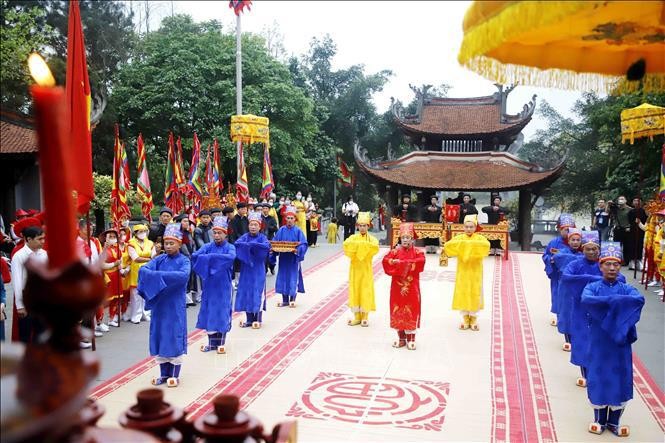 Efectuarán múltiples actividades en Festival de los Reyes Hung. (Fotografía: VNA)
