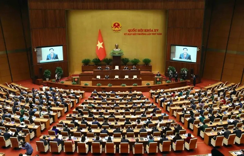 La quinta reunión extraordinaria del Parlamento de la XV legislatura (Fuente:VNA)