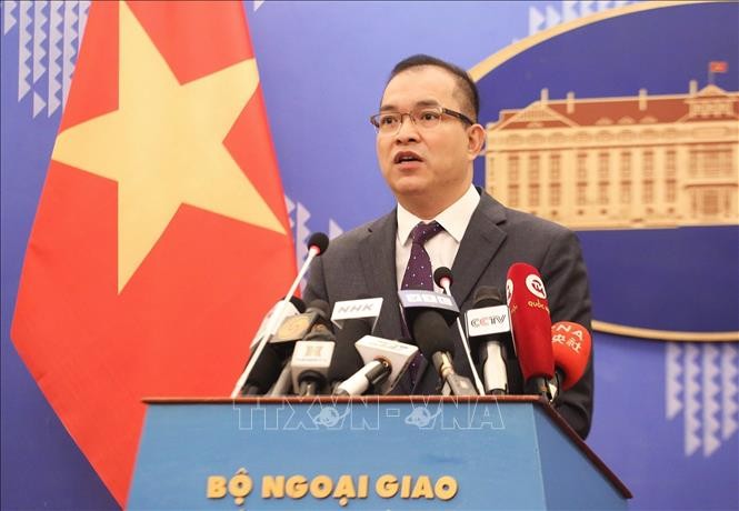 Portavoz adjunto del Ministerio de Asuntos Exteriores, Nguyen Duc Thang. (Fotografía: VNA)