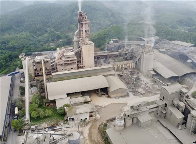 Empresa de cemento de Yen Bai, donde ocurrió un accidente industrial que dejó 10 víctimas. (Fotografía: VNA)