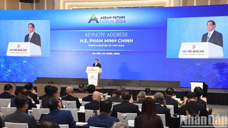 [Foto] Premier vietnamita asiste a sesión inaugural del Foro de Futuro de Asean