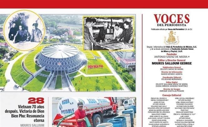 Artículo sobre la victoria de Dien Bien Phu en Voces del Periodista de México. (Fotografía: Voces del Periodista)
