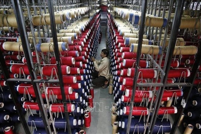 En una empresa en la India. (Fotofrafía: AFP/VNA)