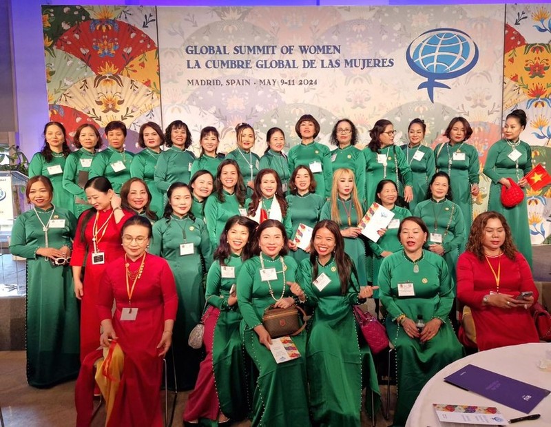 Vietnamitas de ultramar asisten por primera vez a Cumbre Mundial de Mujeres. (Fotografía: VNA)