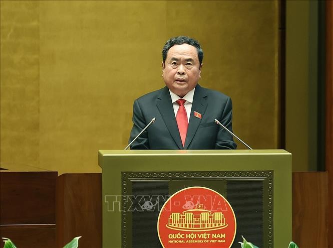 El presidente de la Asamblea Nacional de Vietnam, Tran Thanh Man. (Fotografía: VNA)