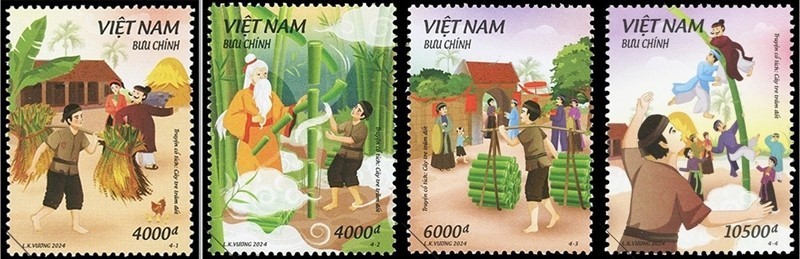 Promueven cuentos de hada vietnamitas en sellos postales