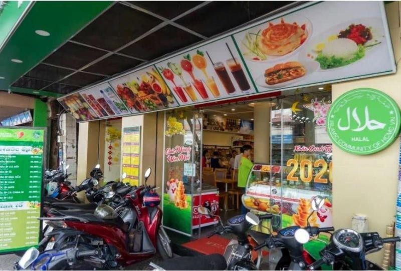 Tienda de alimentos Satrafoods Halal en la calle Phan Chu Trinh, Distrito 1, Ciudad Ho Chi Minh, para la comunidad musulmana. (Fotografía: VnEconomy)
