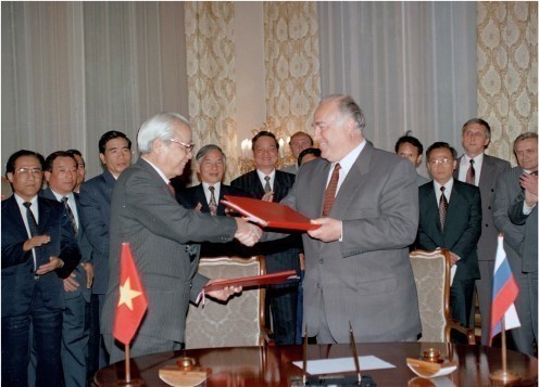 Tratado sobre los principios básicos de las relaciones amistosas entre Vietnam y Rusia. (Fotografía: VNA)