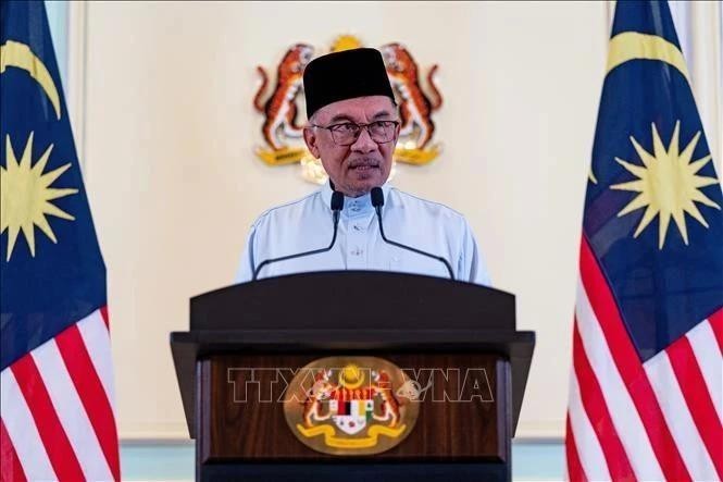 El primer ministro de Malasia, Anwar Ibrahim. (Fotografía: VNA)