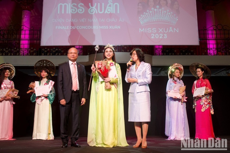 El concurso Miss Xuan 2023 (Fotografía: Nhan Dan)