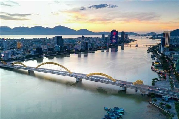 Una vista panorámica de la ciudad vietnamita de Danang (Foto: VNA)