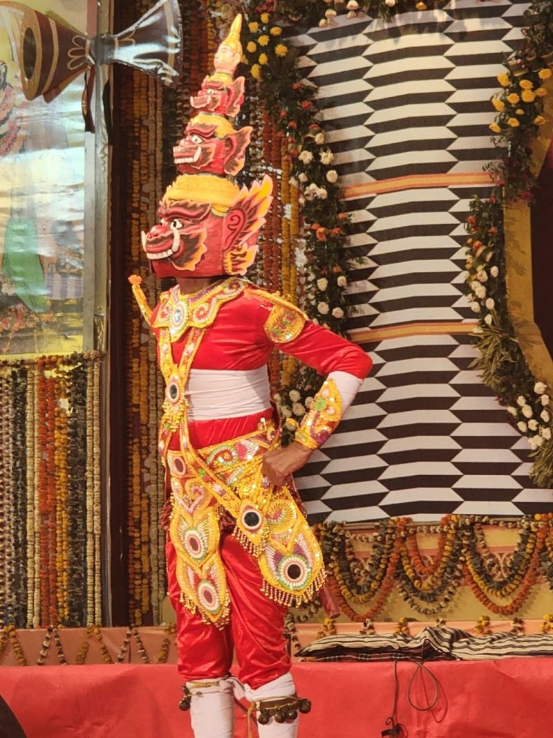 Se apreciaron los trajes folclóricos y las presentaciones vietnamitas de personajes como Ram y Sita (Fotografía: Embajada de la India en Vietnam)