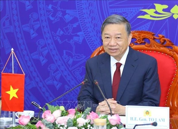 El ministro de Seguridad Pública de Vietnam, general To Lam (Foto: VNA)