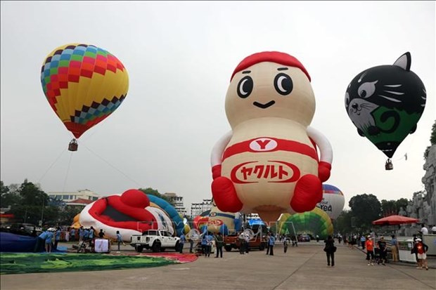 Festival Internacional de Globos Aerostáticos en Tuyen Quang (Foto: VNA)