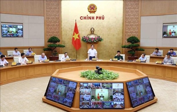 El viceprimer ministro de Vietnam Tran Luu Quang interviene en la cita (Foto: VNA)