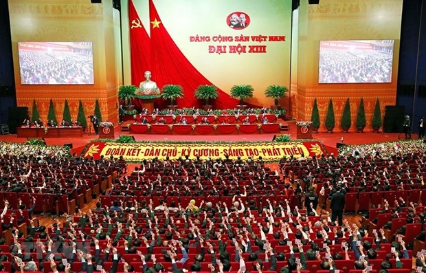 Panorama del XIII Congreso Nacional del PCV (Foto: VNA)
