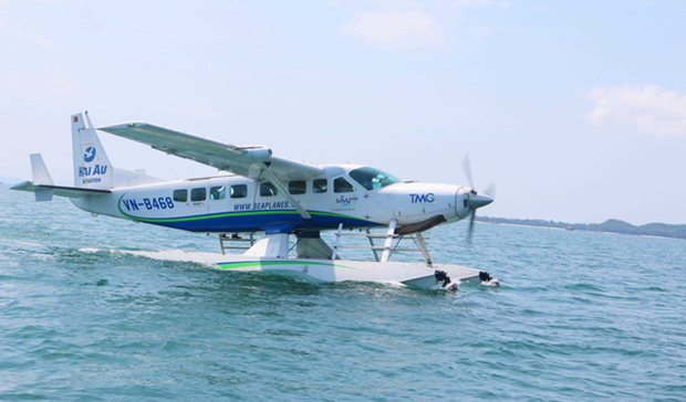 Un hidroavión de la empresa de aviación de Hai Au (Foto: Periódico Quang Ninh)