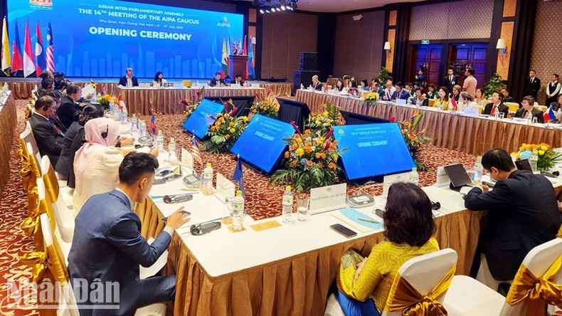 Panorama de la reunión (Foto: Nhan Dan)
