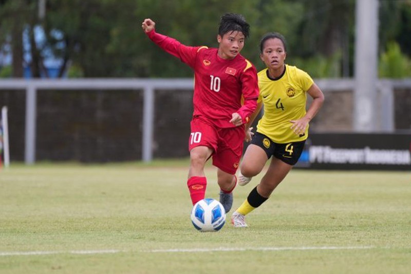 La delantera Ngoc Minh Chuyen anotó tres goles. (Foto: VFF)