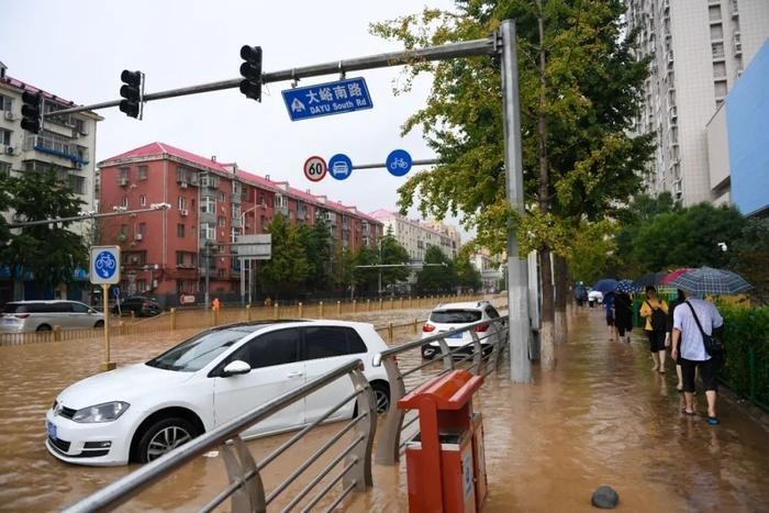 Daños causados por inundaciones en el distrito de Mentougou, Beijing. (Foto: Agencia de noticias Xinhua)