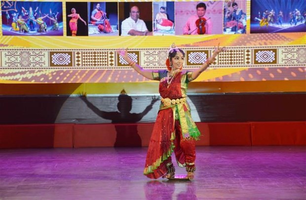 La danza clásica india Kuchipudi (Foto: VNA)