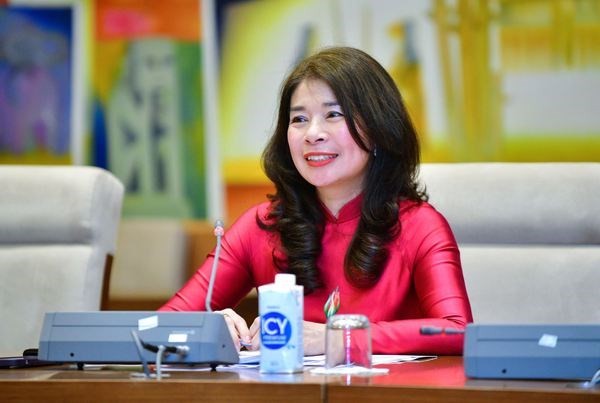 La vicepresidenta del Comisión de Relaciones Exteriores de la Asamblea Nacional y vicepresidenta del Grupo Parlamentario de Amistad Vietnam-Estados Unidos, Le Thu Ha. (Foto: VNA)