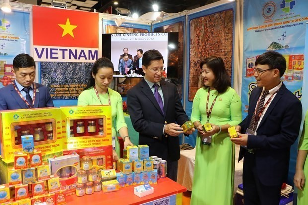 Empresas vietnamitas asisten a la 41ª Feria Internacional de Comercio de la India (Foto: VNA)