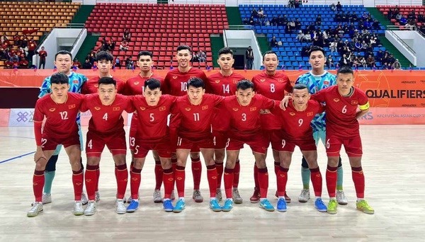 La selección de fútbol sala de Vietnam (Foto: VFF)
