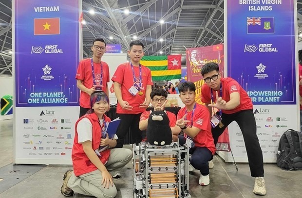 Estudiantes vietnamitas ganan medalla de oro en la competencia de robótica más grande del mundo. (Foto: qdnd.vn)