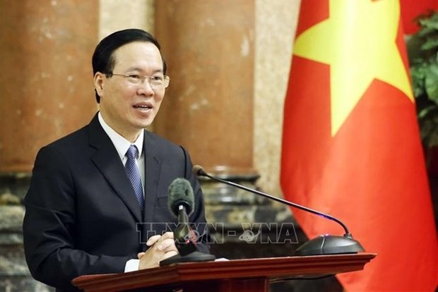 El presidente de Vietnam, Vo Van Thuong. (Foto: VNA)