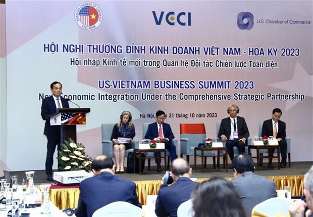 El vicepremier vietnamita Tran Luu Quang en la conferencia (Foto: VNA)