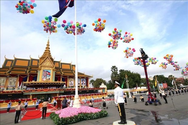 Camboya celebra la ceremonia conmemorativa por el 70 aniversario del Día de la Independencia (Foto:VNA)