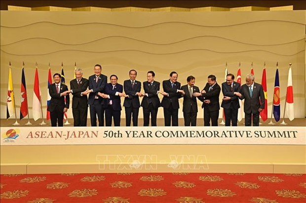 Jefes de las delegaciones de los países en la Cumbre Conmemorativa (Foto: VNA)