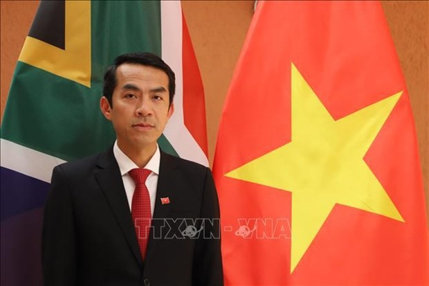 El embajador vietnamita en Sudáfrica, Hoang Sy Cuong (Foto:VNA)