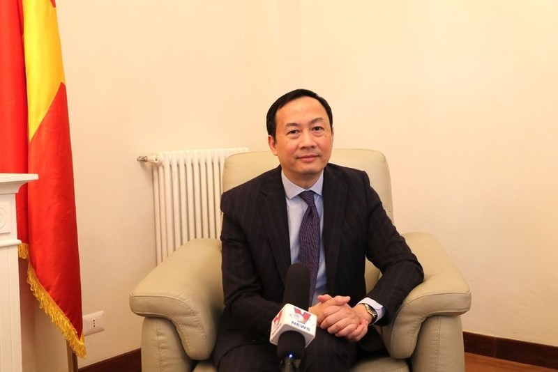 Duong Hai Hung, embajador de Vietnam en Italia, concurrente en Malta (Foto: VNA)