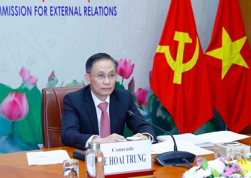 El secretario del Comité Central del Partido Comunista de Vietnam (PCV) y jefe de su Comisión de Relaciones Exteriores, Le Hoai Trung. (Foto: VNA)