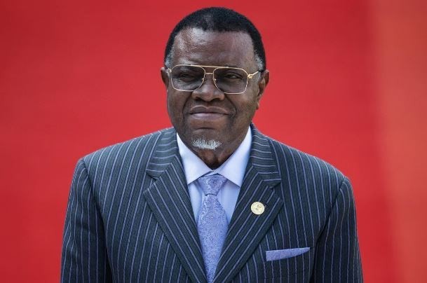 El presidente de Namibia, Hage Gottfried Geingob (Foto:AFP)