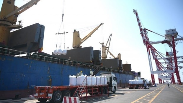 Un contenedor de exportación a la Unión Europea (Foto: baodautu.vn)