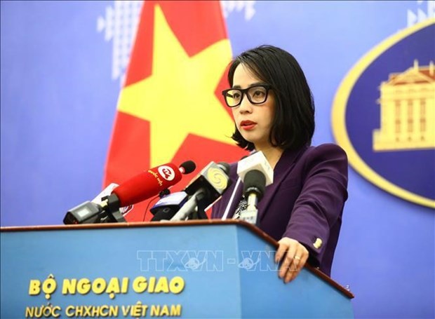 La vocera de la Cancillería de Vietnam, Pham Thu Hang (Foto:VNA)
