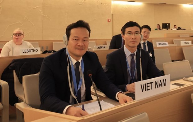 El embajador Mai Phan Dung, jefe de la misión de Vietnam ante las Naciones Unidas en Ginebra (Foto:VNA)
