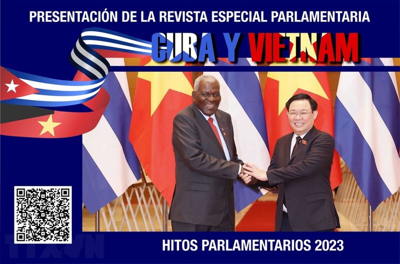 Lanzan la Revista Parlamentaria Especial sobre relaciones Vietnam-Cuba. (Foto: VNA)